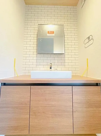 八王子市めじろ台3丁目の新築戸建てA号棟の洗面化粧台