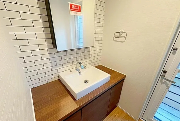 八王子市めじろ台3丁目の新築戸建てB号棟の洗面化粧台