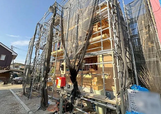 八王子市元八王子町の新築戸建て1号棟の外観の写真