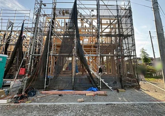 八王子市元八王子町の新築戸建て4号棟の外観の写真