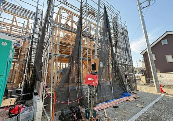 八王子市元八王子町の新築戸建て4号棟の外観の写真