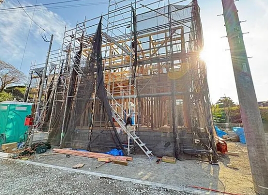 八王子市元八王子町の新築戸建て4号棟の外観の写真