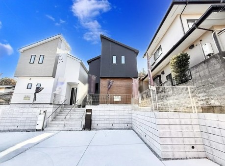 八王子市元八王子町3丁目の新築戸建て1号棟の外観