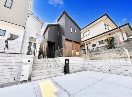 八王子市元八王子町3丁目の新築戸建て1号棟の外観