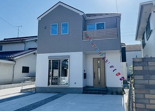 八王子市長沼町の新築戸建て1号棟の外観