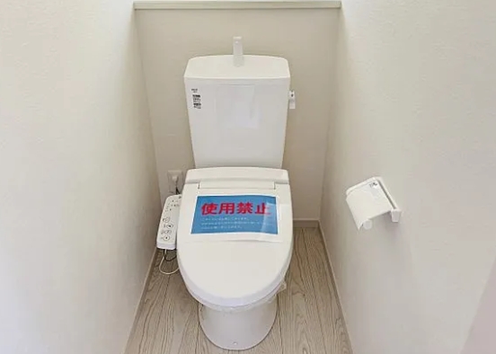 八王子市長沼町の新築戸建て1号棟のトイレ1F