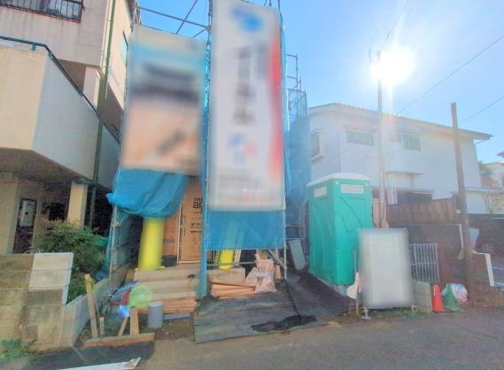 八王子市並木町の新築戸建ての外観