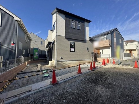 八王子市楢原町の新築戸建ての外観