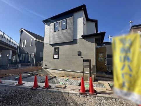 八王子市楢原町の新築戸建ての外観