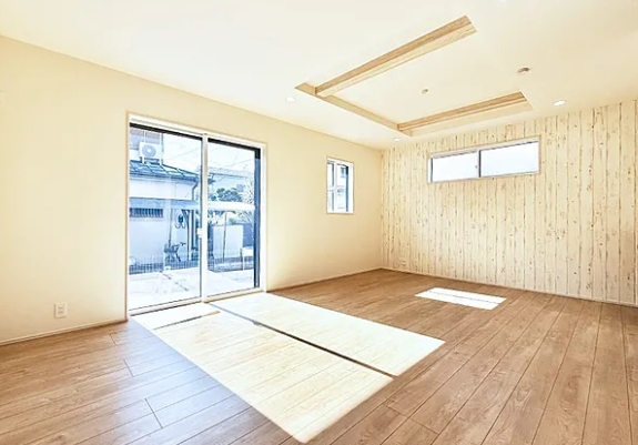 八王子市散田町２丁目の新築戸建て1号棟のリビング