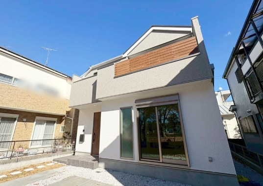 八王子市散田町5丁目の新築戸建ての外観