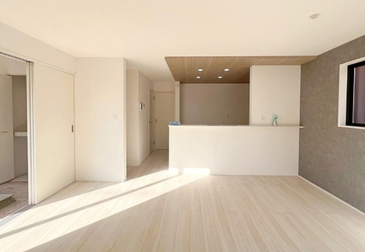 八王子市下柚木の新築戸建てのダイニングの写真