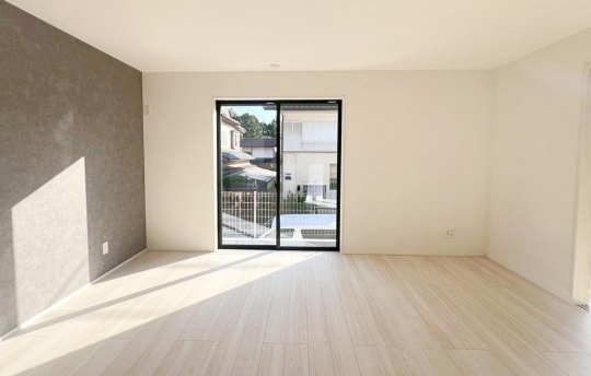 八王子市下柚木の新築戸建てのリビングの写真