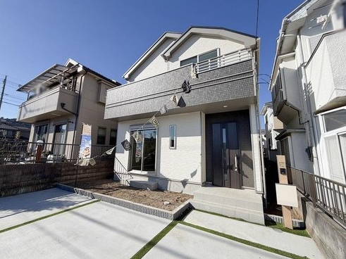 八王子市下恩方町の新築戸建ての外観