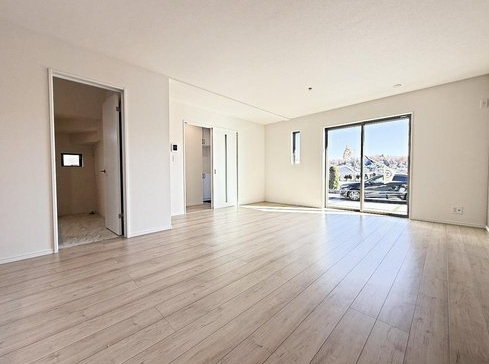 八王子市下恩方町の新築戸建てのリビング