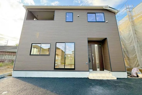 八王子市諏訪町の新築戸建て1号棟の外観