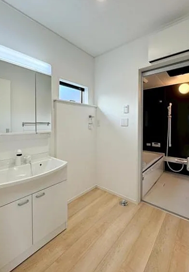 八王子市諏訪町の新築戸建て1号棟の洗濯機置場