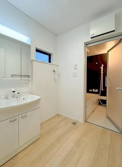 八王子市諏訪町の新築戸建て2号棟の洗濯機置場