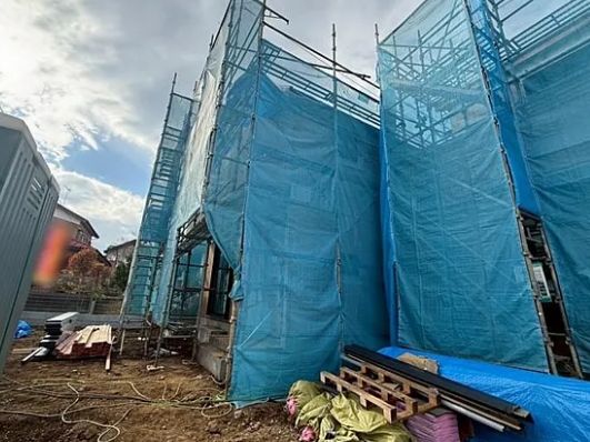 八王子市寺田町の新築戸建てA号棟の外観