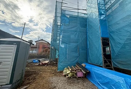 八王子市寺田町の新築戸建てA号棟の外観