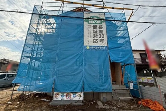 八王子市寺田町の新築戸建てB号棟の外観