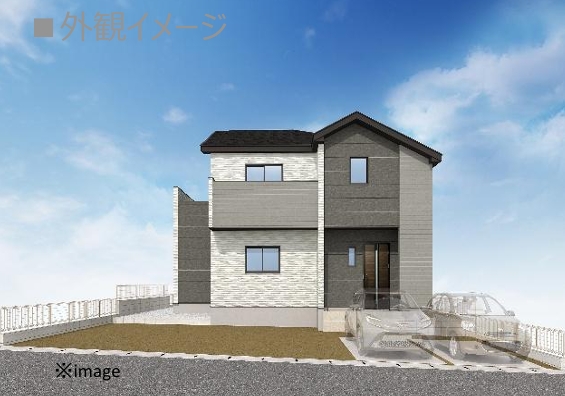 八王子市打越町の新築戸建ての外観