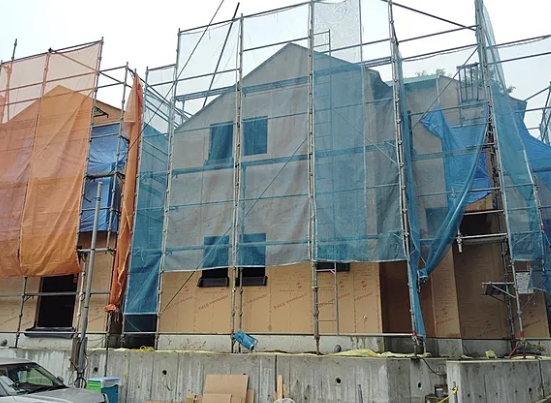 八王子市谷野町の新築戸建て1号棟の外観