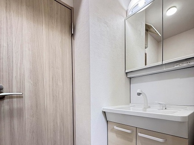 相模原市中央区上溝2丁目の中古マンション1階部分の洗面化粧台の写真