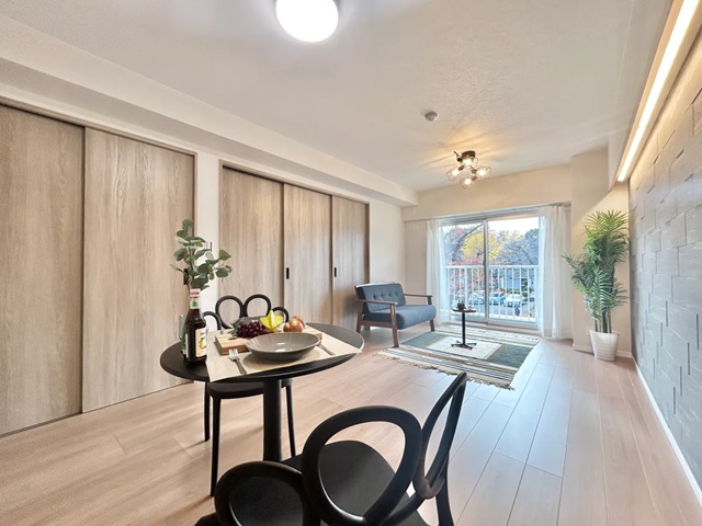 相模原市中央区鹿沼台2丁目の中古マンション2階部分のダイニングの写真