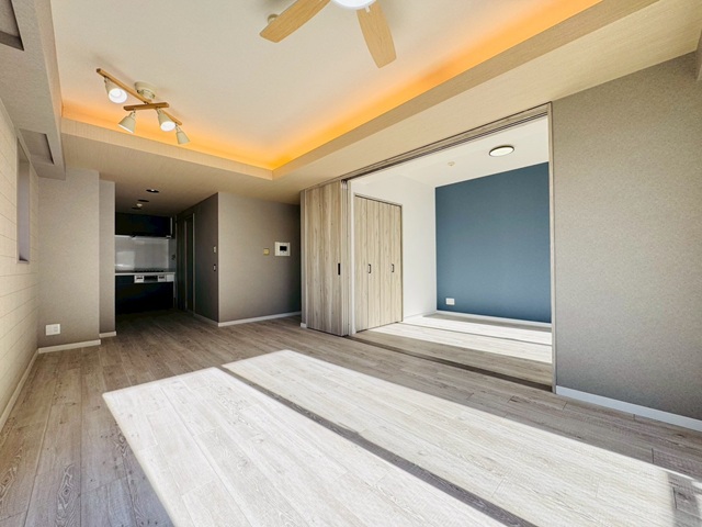 相模原市中央区相模原4丁目の中古マンション12階部分のダイニングの写真