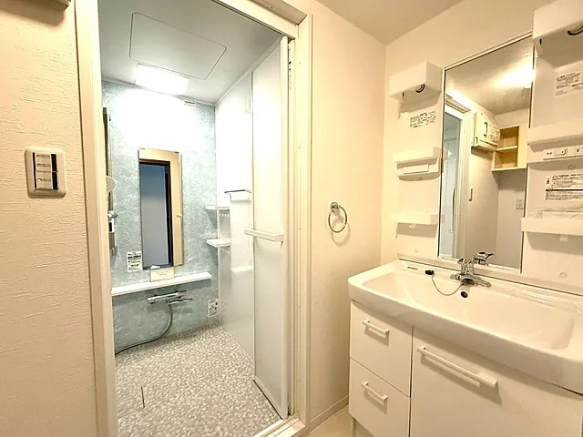相模原市中央区清新2丁目の中古マンション1階部分の洗面化粧台の写真