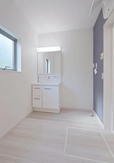 相模原市中央区光が丘2丁目の新築戸建て1号棟の洗濯機置場の写真