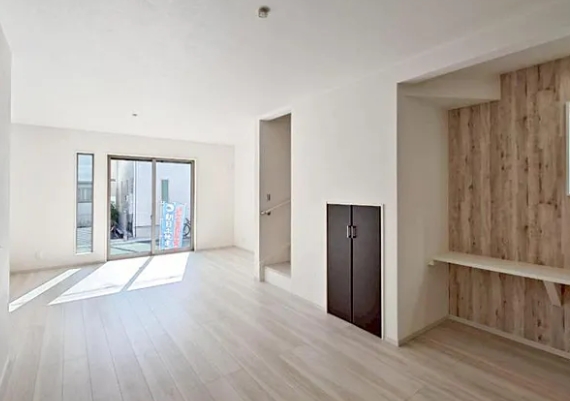 相模原市中央区光が丘2丁目の新築戸建て1号棟のリビングの写真