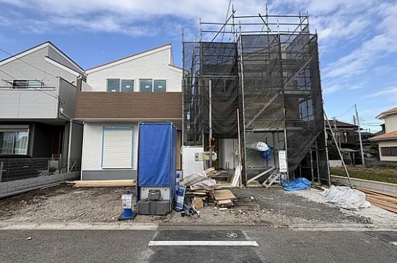 相模原市中央区上溝の新築戸建て2号棟の外観の写真