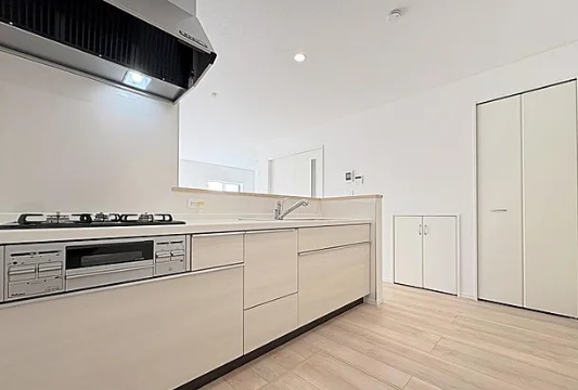 相模原市中央区上溝の新築戸建て4号棟のキッチンの写真