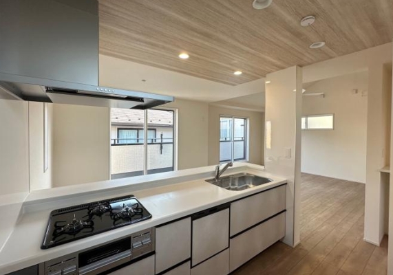 相模原市中央区緑が丘1丁目の新築戸建て1のキッチンの写真