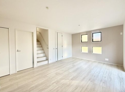 相模原市中央区南橋本1丁目の新築戸建て1号棟のリビングの写真