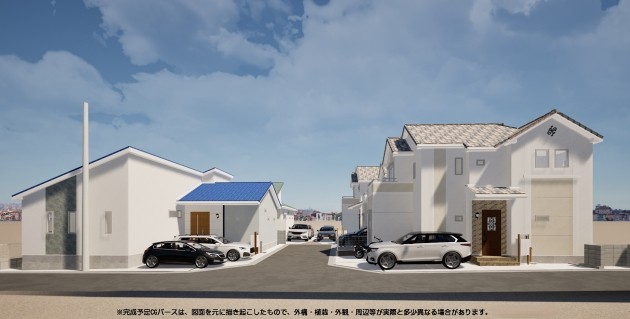 相模原市中央区田名の新築戸建て号棟の外観の写真