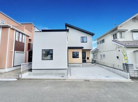 相模原市中央区田名の新築戸建ての外観の写真