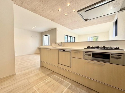 相模原市中央区田名の新築戸建てのキッチンの写真