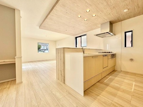 相模原市中央区田名の新築戸建てのキッチンの写真