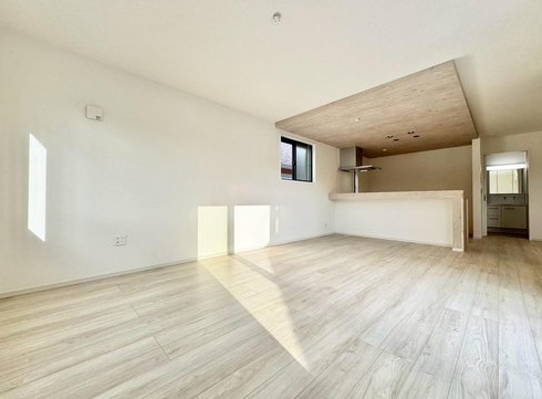 相模原市中央区田名の新築戸建てのリビングの写真