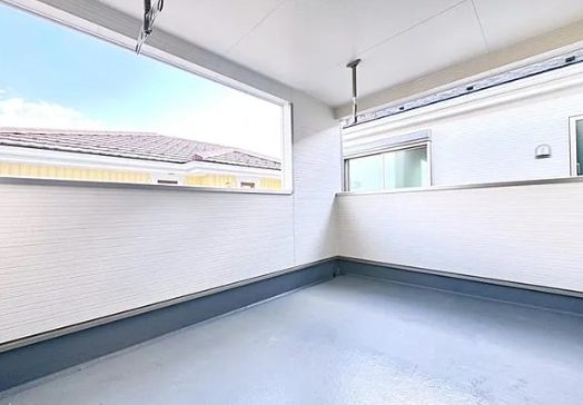 相模原市中央区田名の新築戸建て1号棟のバルコニーの写真