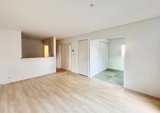 相模原市中央区田名の新築戸建て1号棟のダイニングの写真