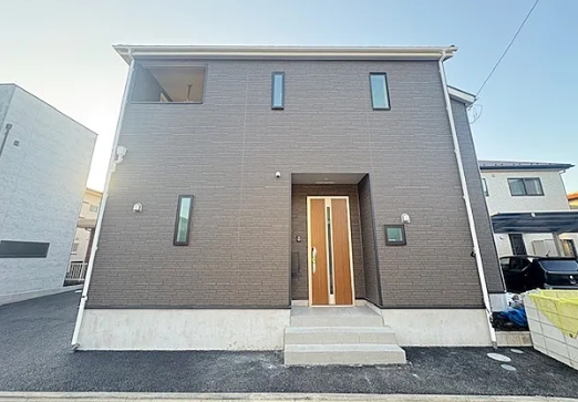 相模原市中央区田名の新築戸建て1号棟の外観の写真