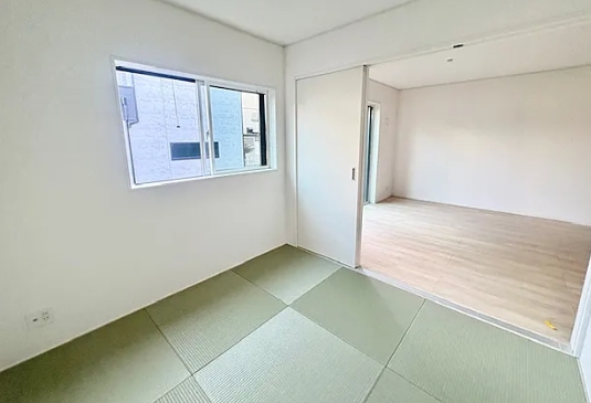 相模原市中央区田名の新築戸建て1号棟の和室の写真