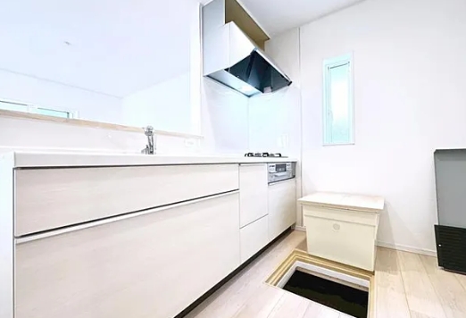 相模原市中央区田名の新築戸建て1号棟のキッチンの写真