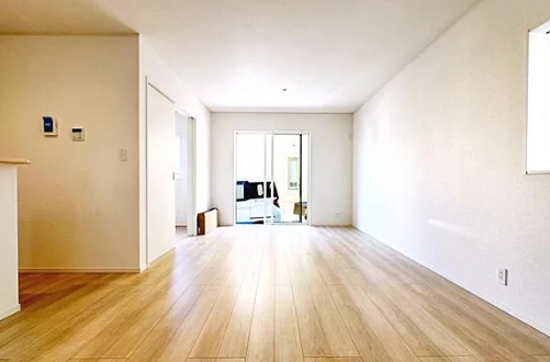 相模原市中央区田名の新築戸建て1号棟のリビングの写真