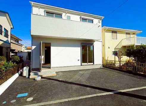 相模原市中央区田名の新築戸建て2号棟の外観の写真