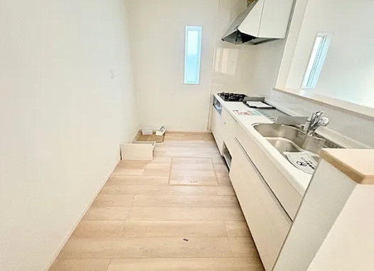 相模原市中央区田名の新築戸建て2号棟のキッチンの写真